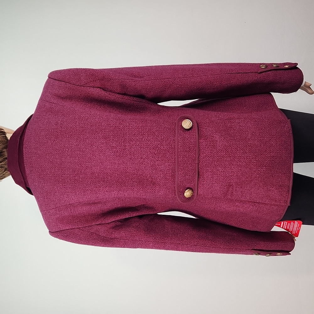 Joe Browns Purple Blazer with velvet collar, cuffs, and trim Size 10 NWT RARE - Picture 13 of 17